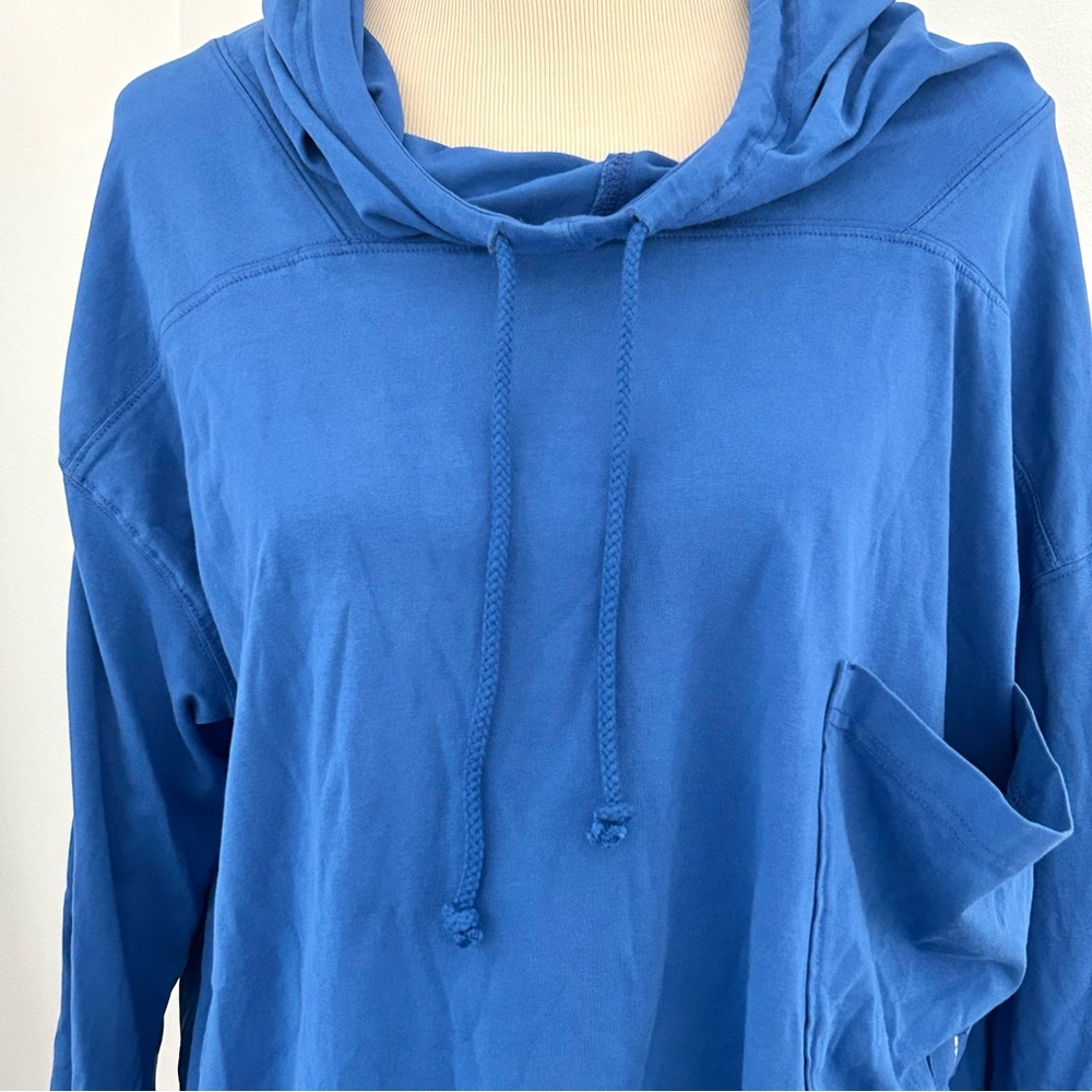 ☀️(A432) NWT Free People Hot Shot Hooded Layer. Royal Blue. Size: Small - Picture 7 of 15